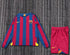 2005/2006 Retro Long Sleeve Barcelona Home Football Shirt Kids