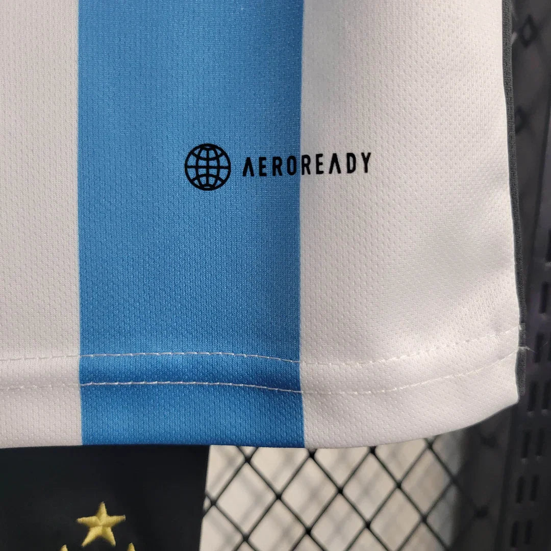 2022 Argentina Home Football Shirt Kids Size