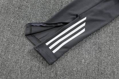 2025/2026 Arsenal Half-Pull Black Grey Tracksuit